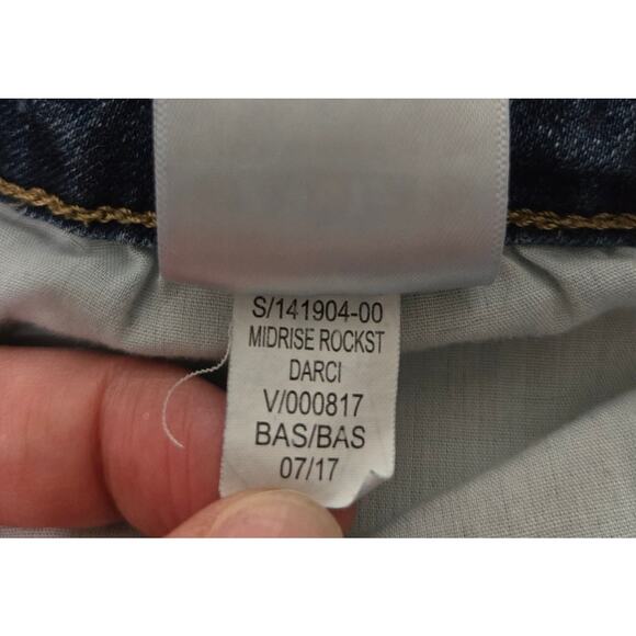 Old Navy Mid-Rise Distressed Rockstar Super Skinny Jeans Women's 16 - Picture 11 of 11